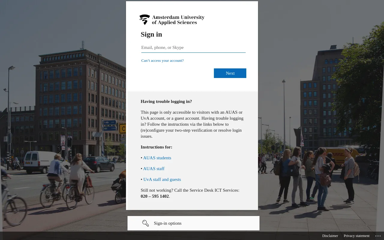 Screenshot of mijnhva.nl