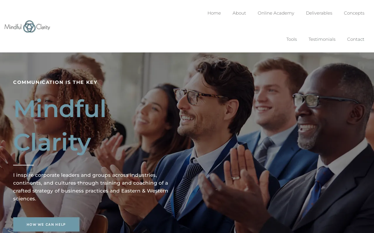 Screenshot of mindfulclarity.org