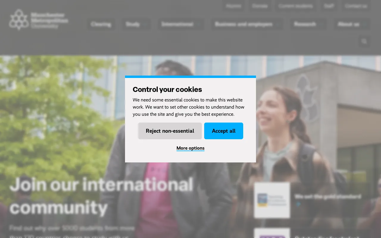 Screenshot of mmu.ac.uk