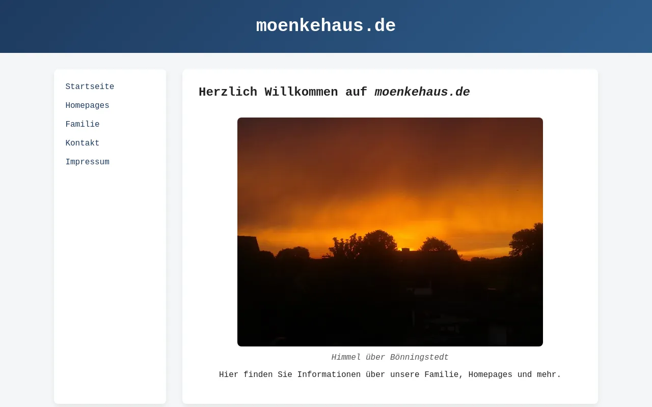 Screenshot of moenkehaus.de