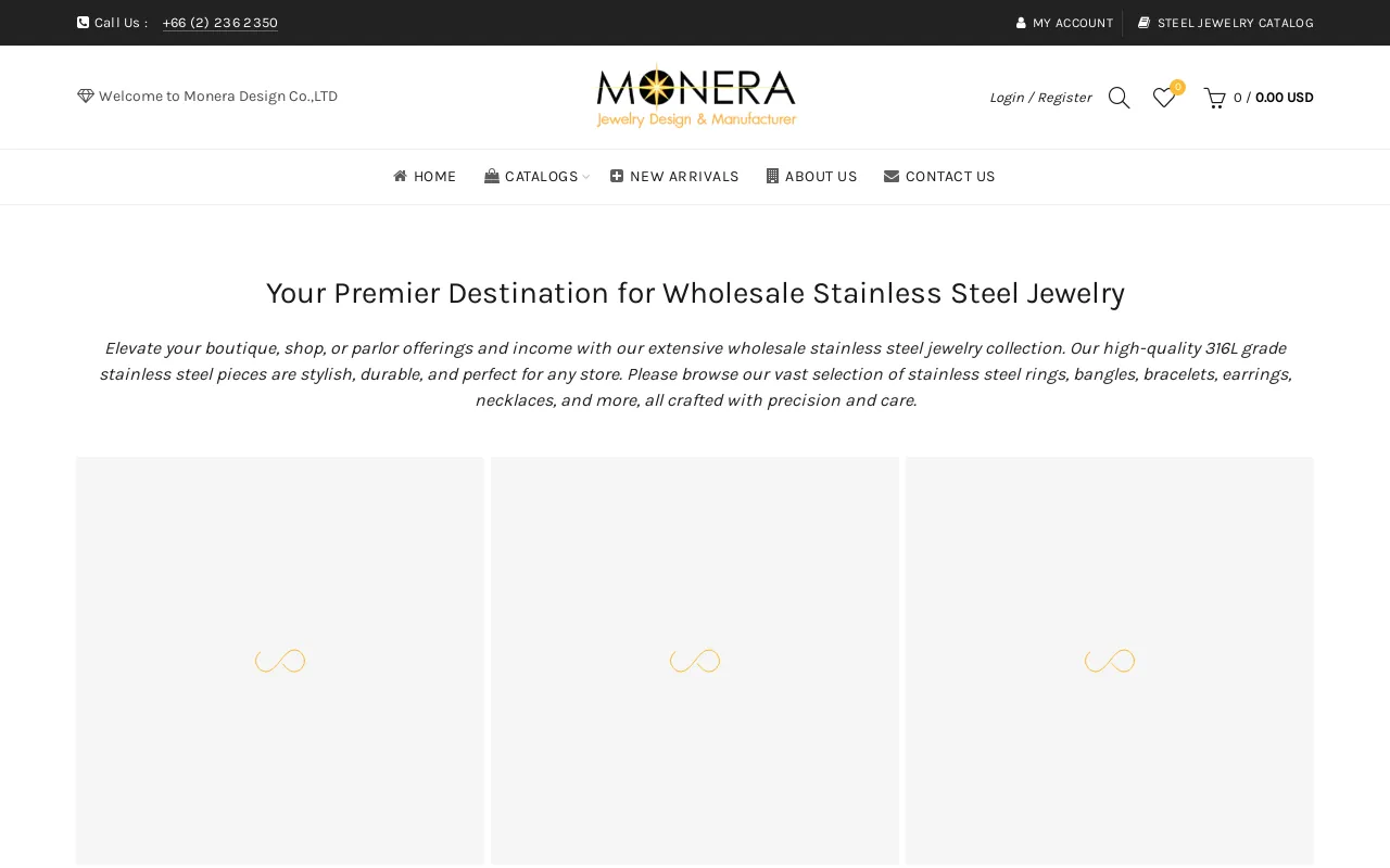 Screenshot of monera-design.com