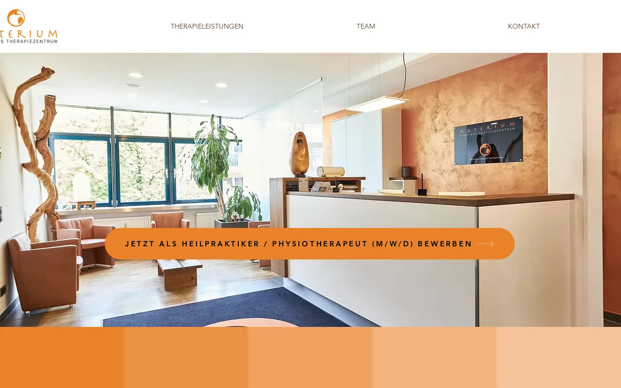 Screenshot of moterium.de