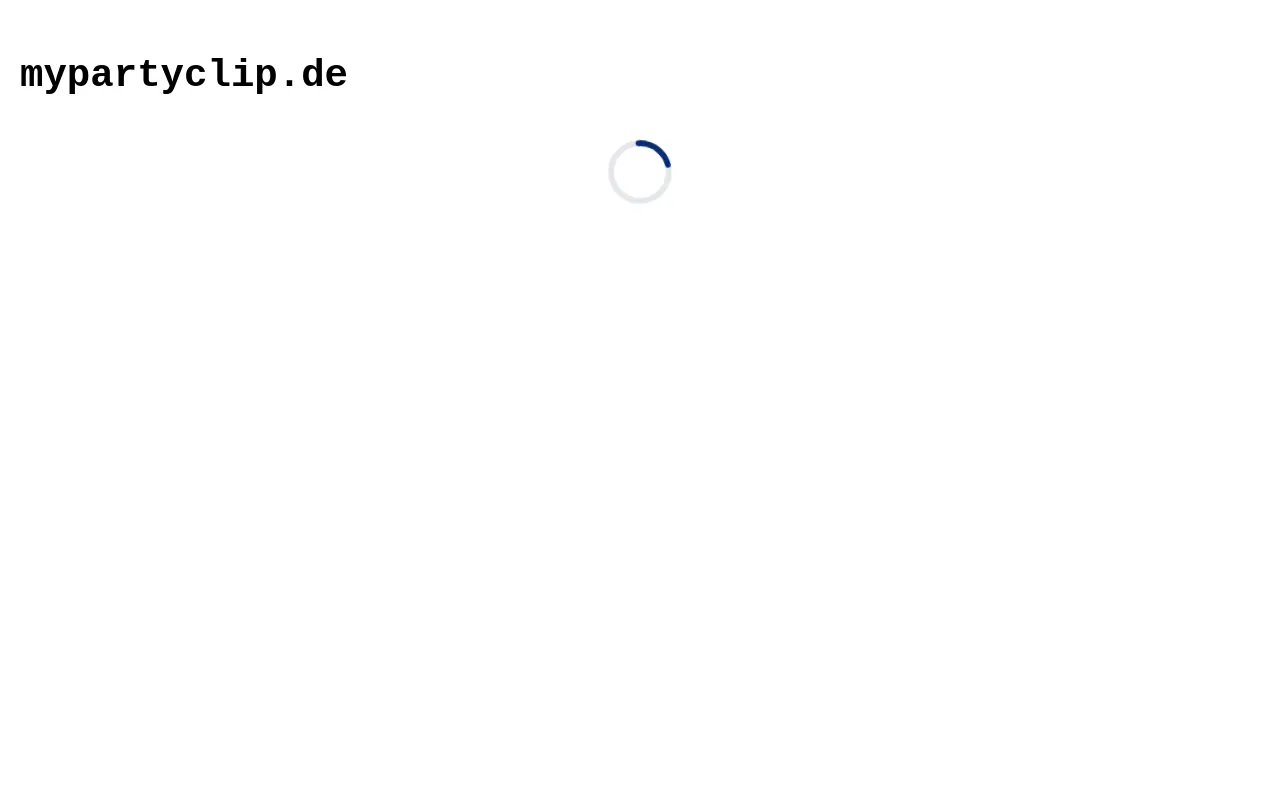 Screenshot of mypartyclip.de