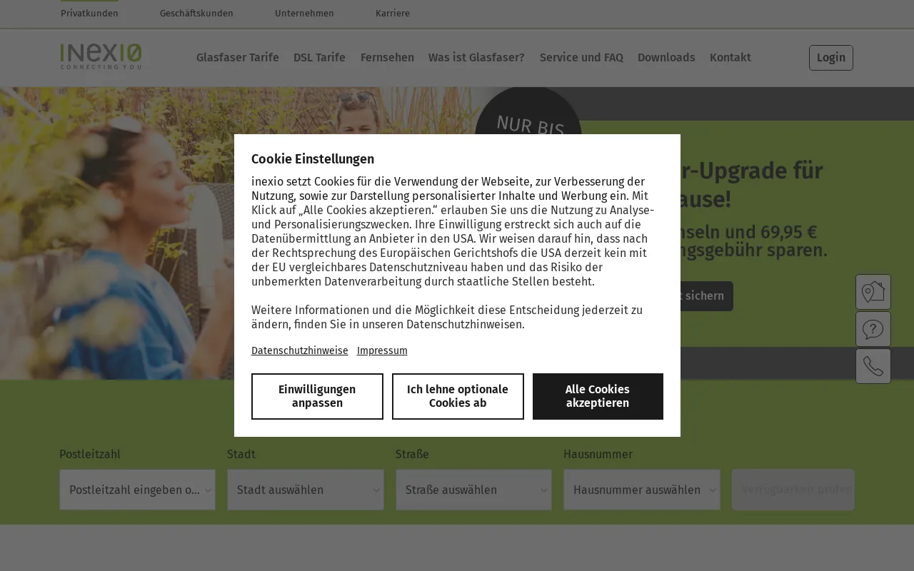 Screenshot of myquix.de
