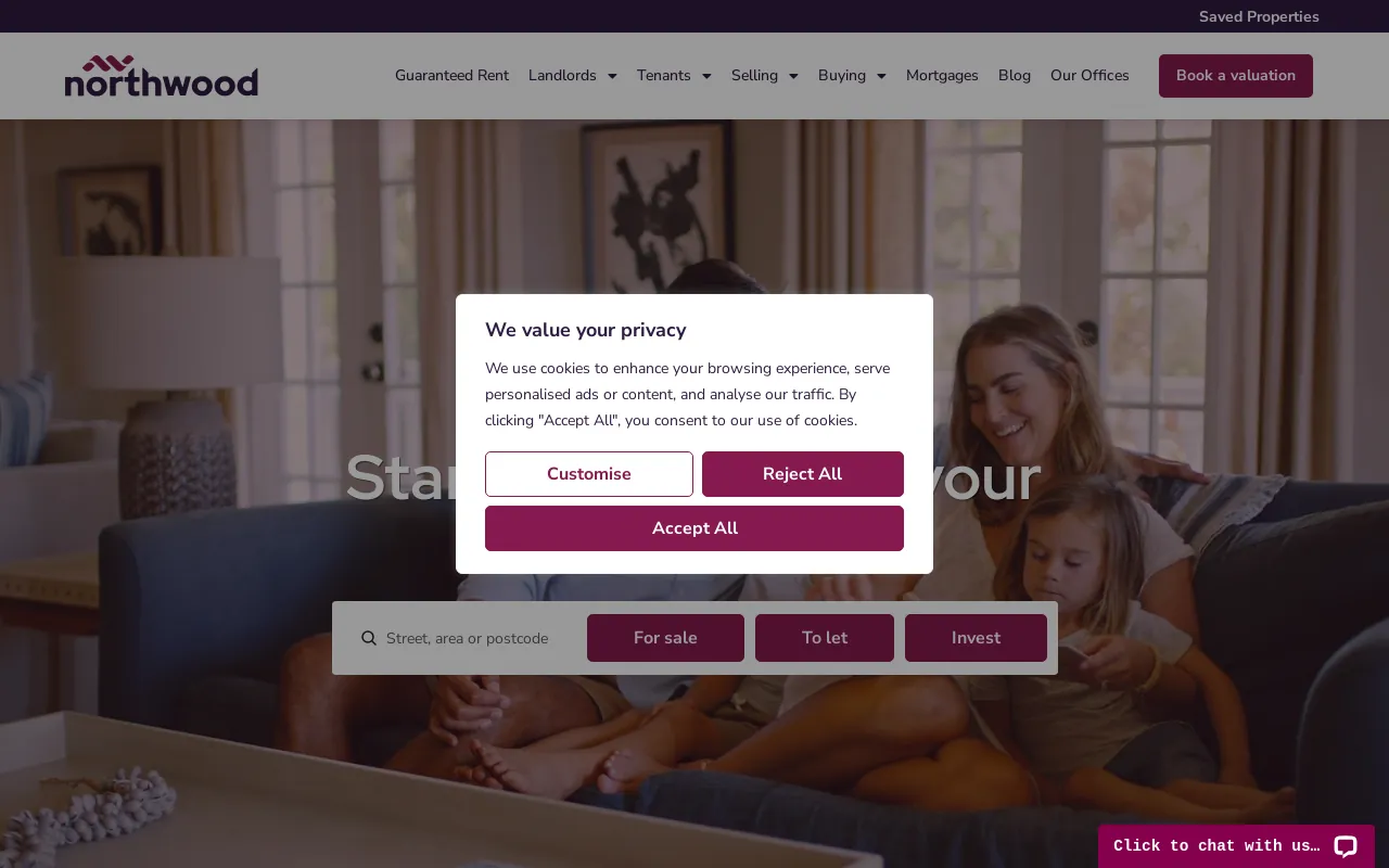 Screenshot of northwooduk.com