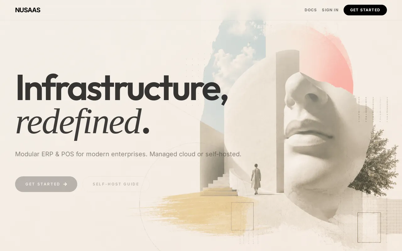 Screenshot of nusaas.com