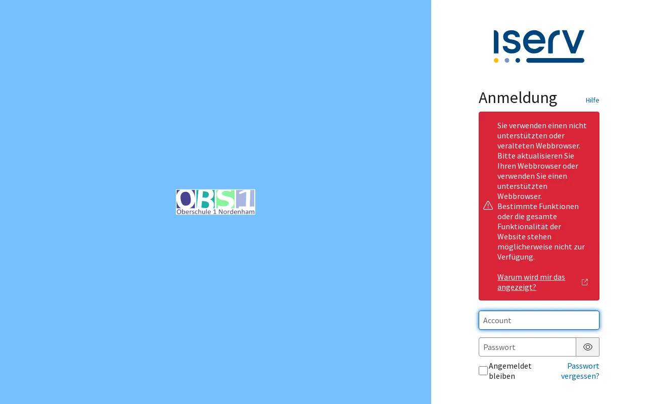 Screenshot of obs1-nordenham.de