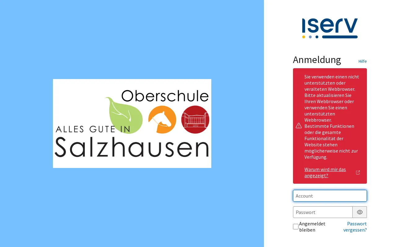 Screenshot of obssalzhausen.de