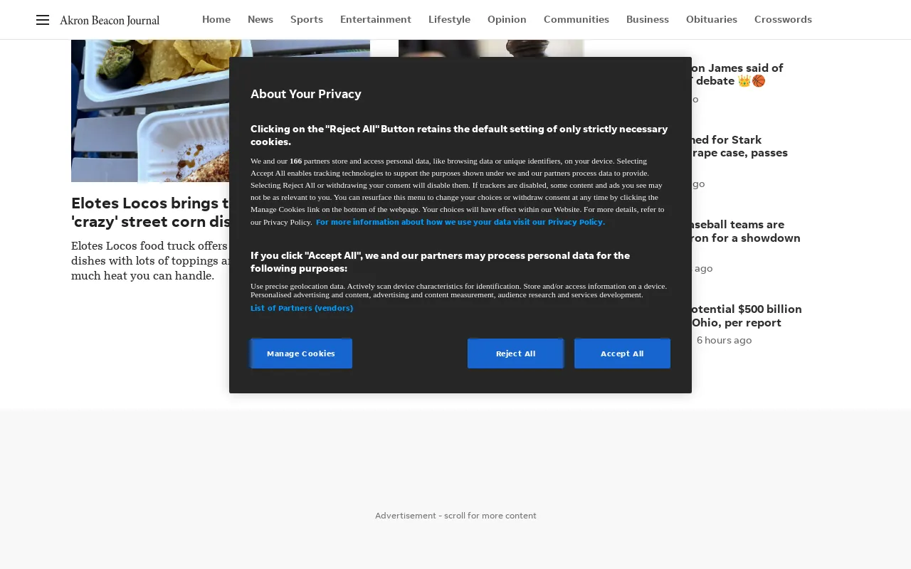 Screenshot of ohio.com