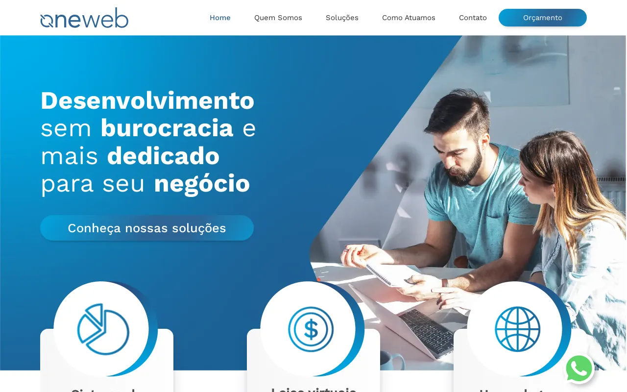 Screenshot of onehost.com.br