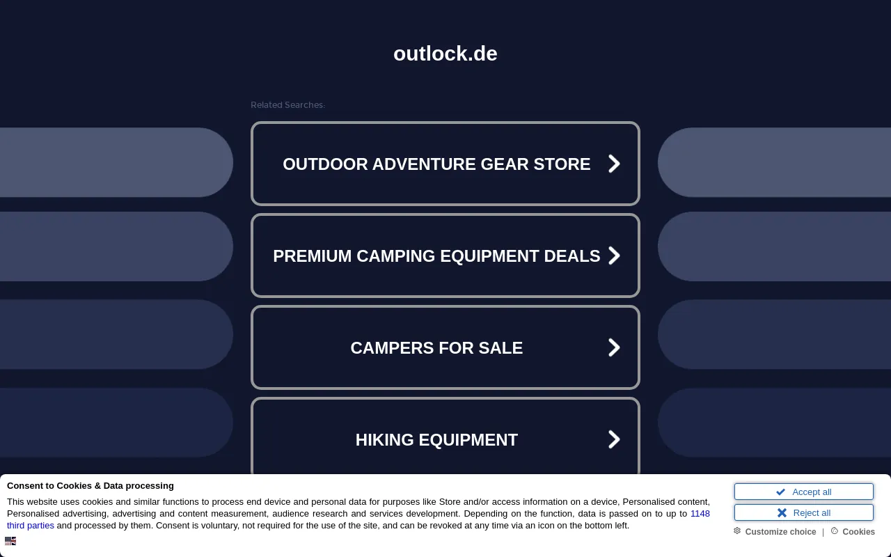Screenshot of outlock.de