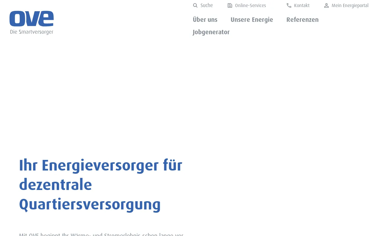 Screenshot of ove.de