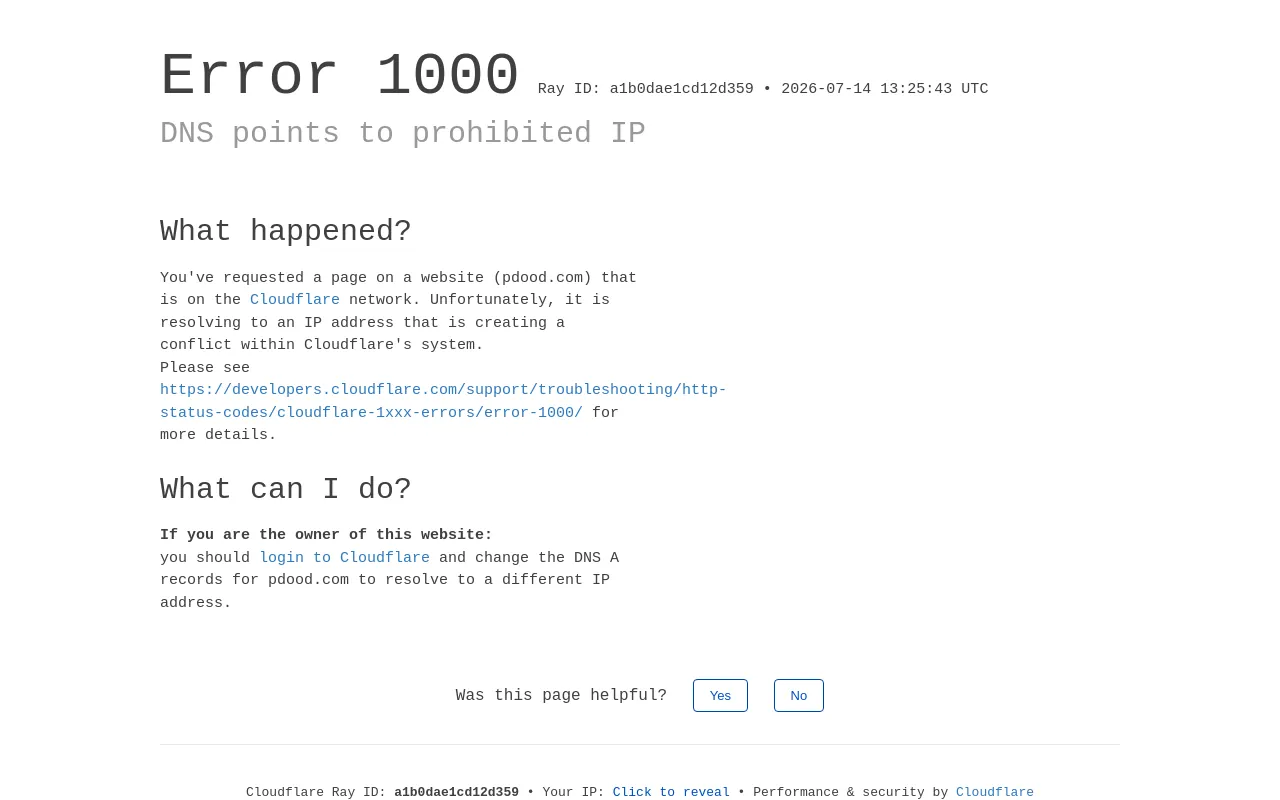 Screenshot of pdood.com