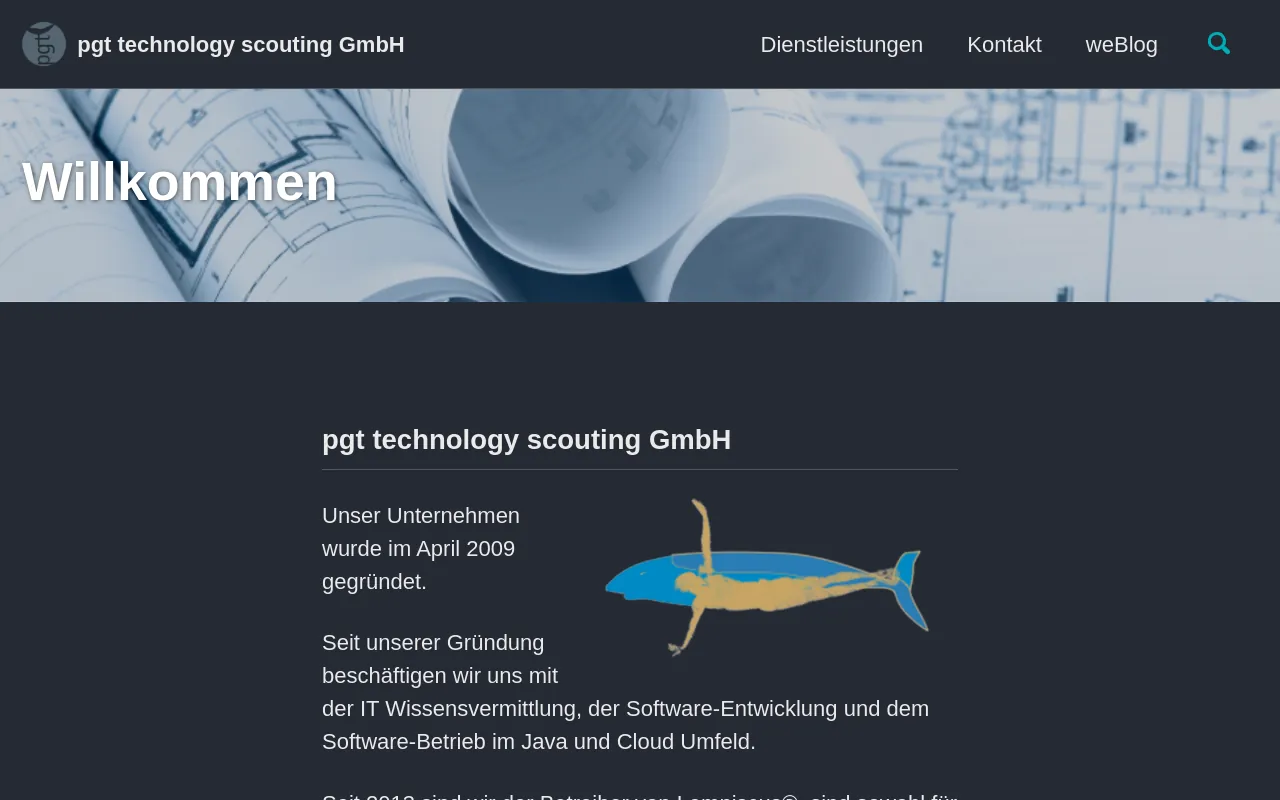 Screenshot of pgt.de