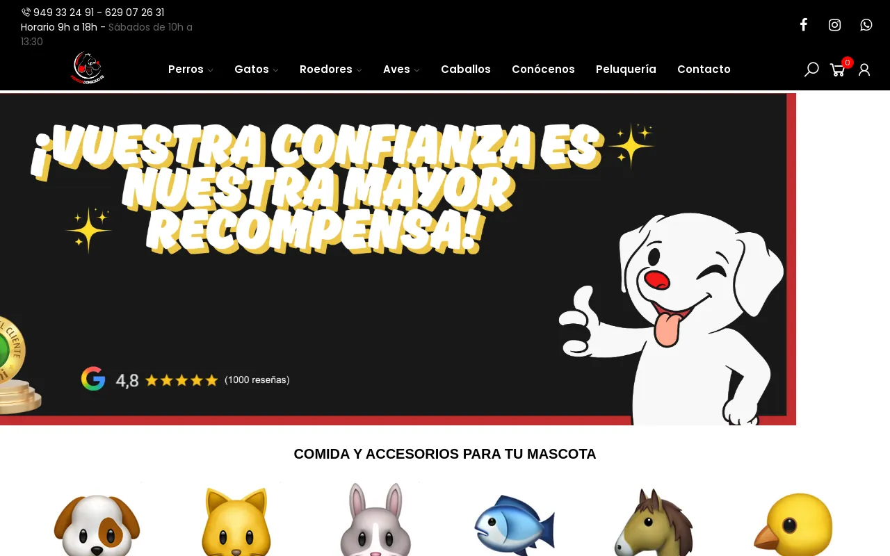 Screenshot of piensoadomicilio.es