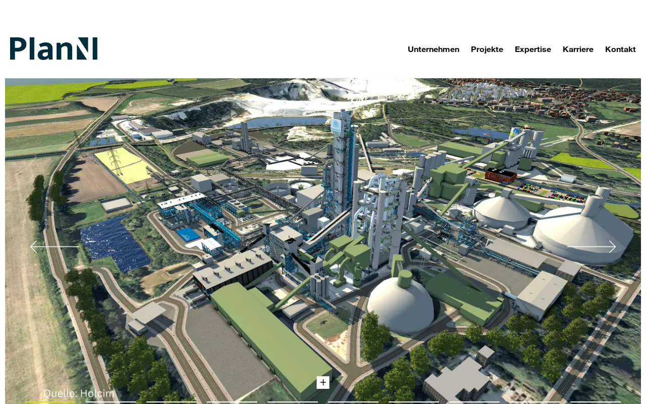 Screenshot of plann.de