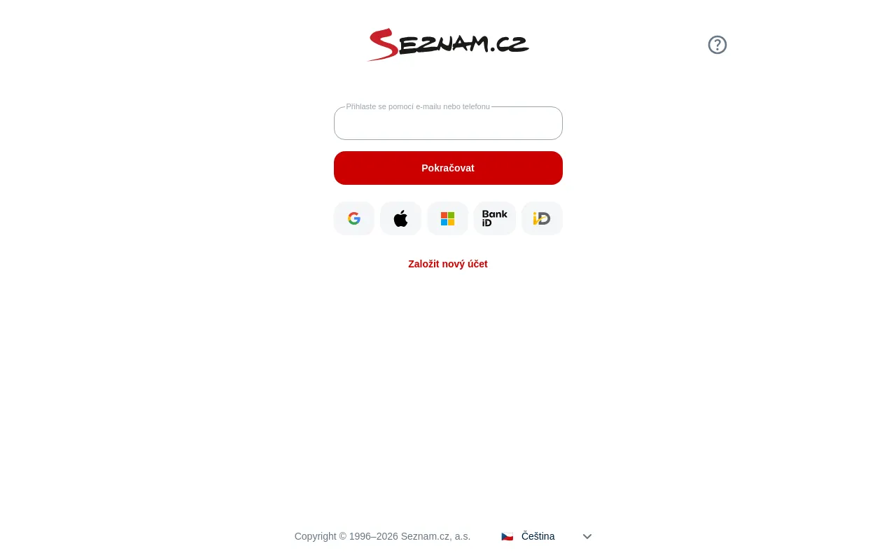 Screenshot of post.cz
