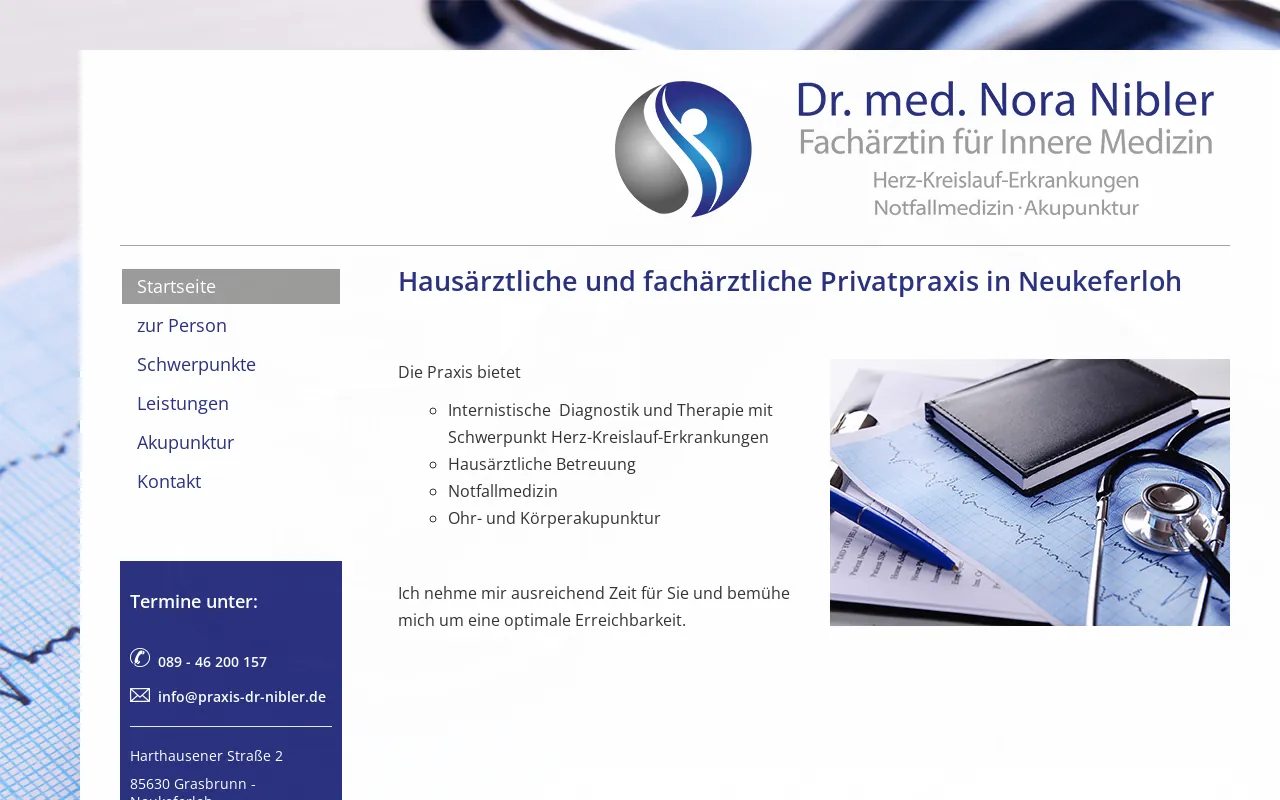 Screenshot of praxis-dr-nibler.de