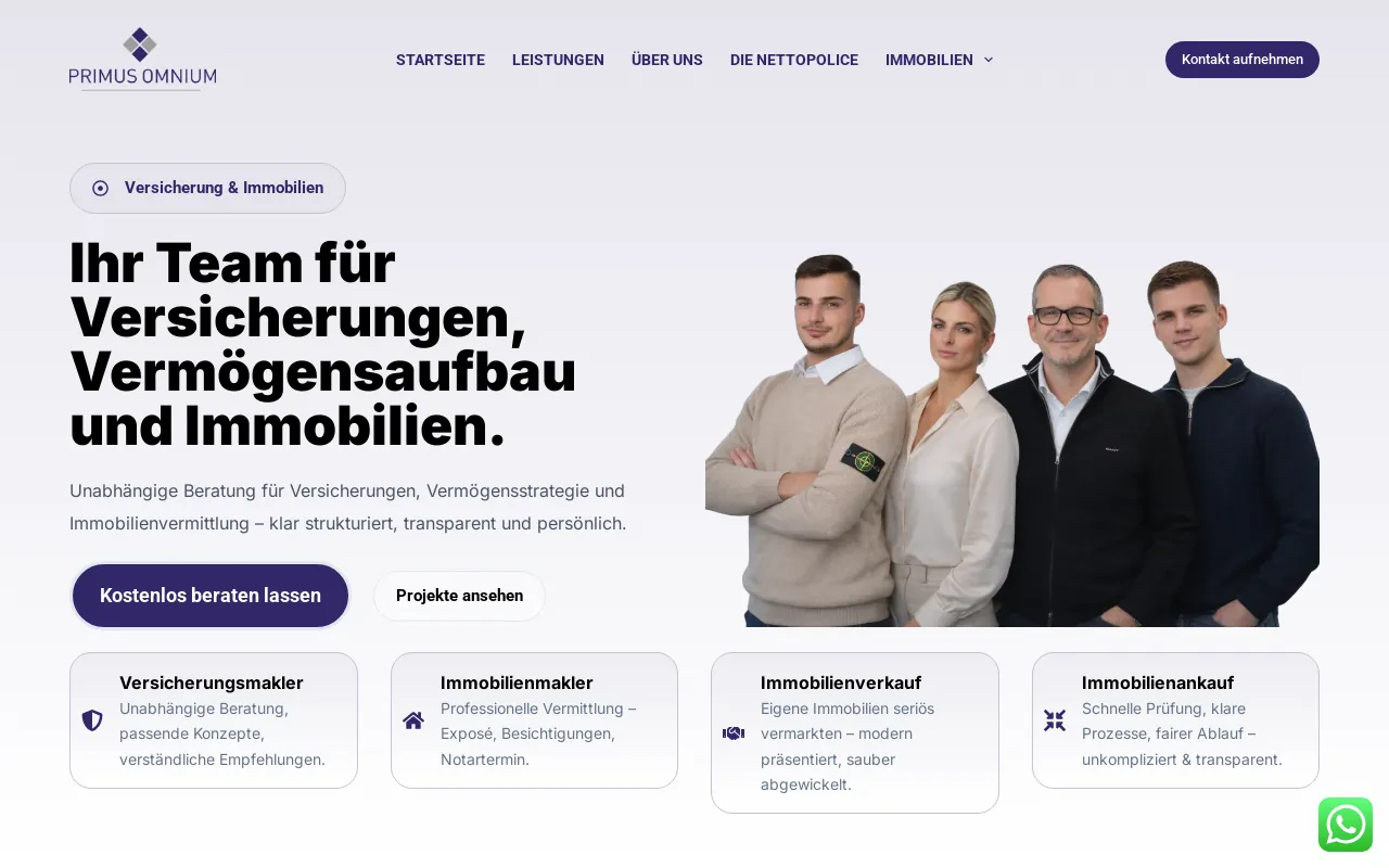 Screenshot of pri-omnium.de
