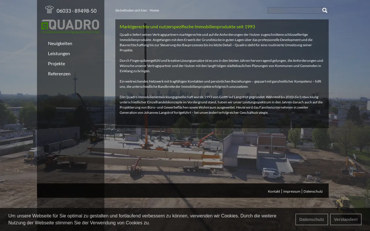 Screenshot of quadro-online.de