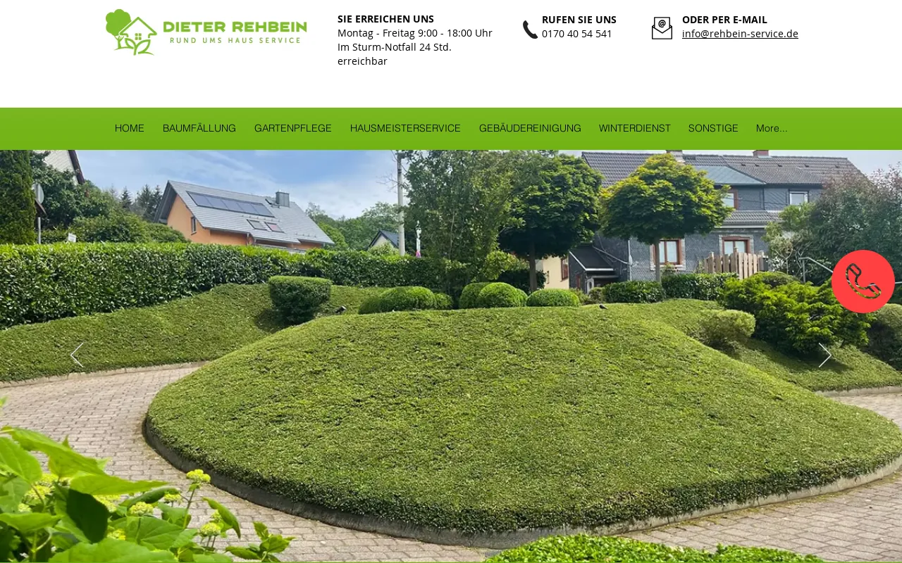 Screenshot of rehbein-service.de