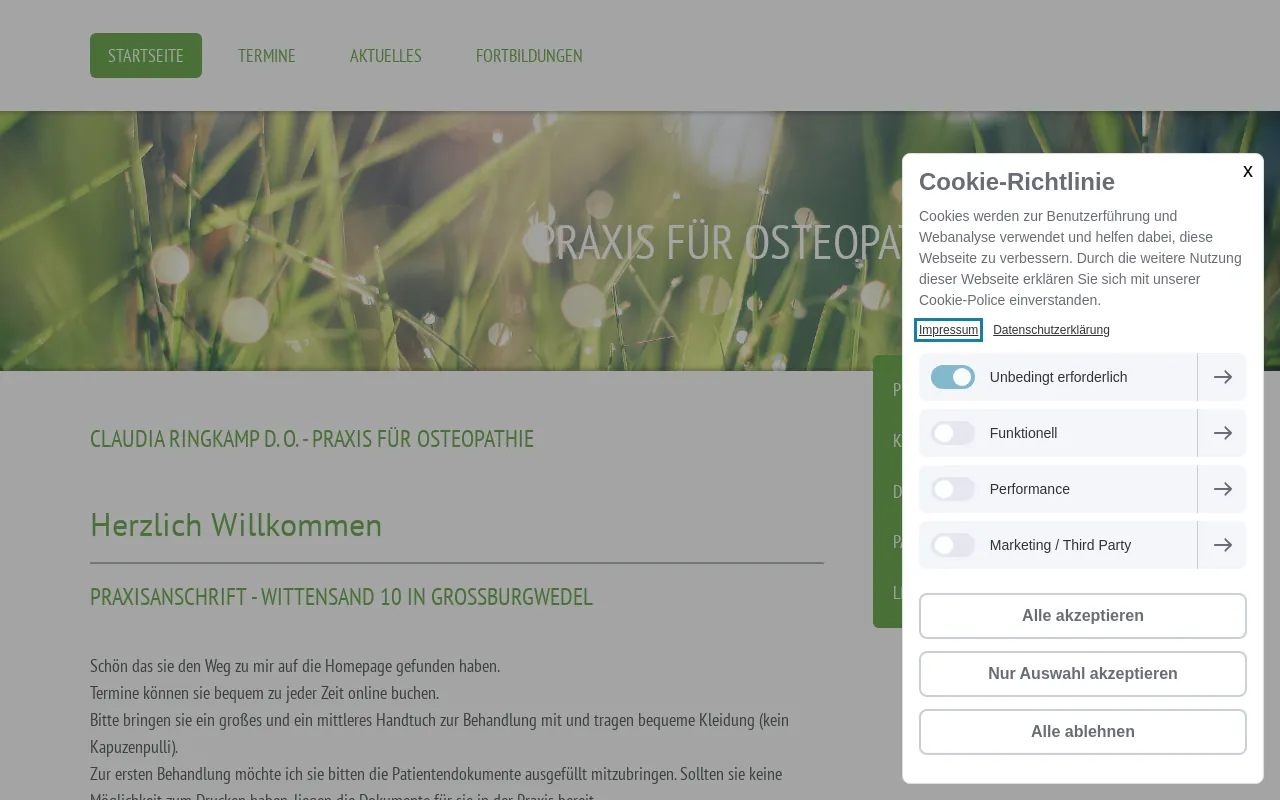 Screenshot of ri-osteopathie.de