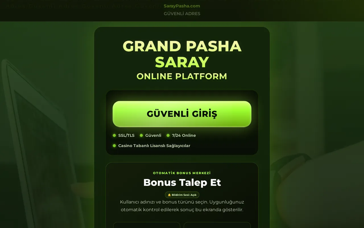 Screenshot of saraycasinobonus.com
