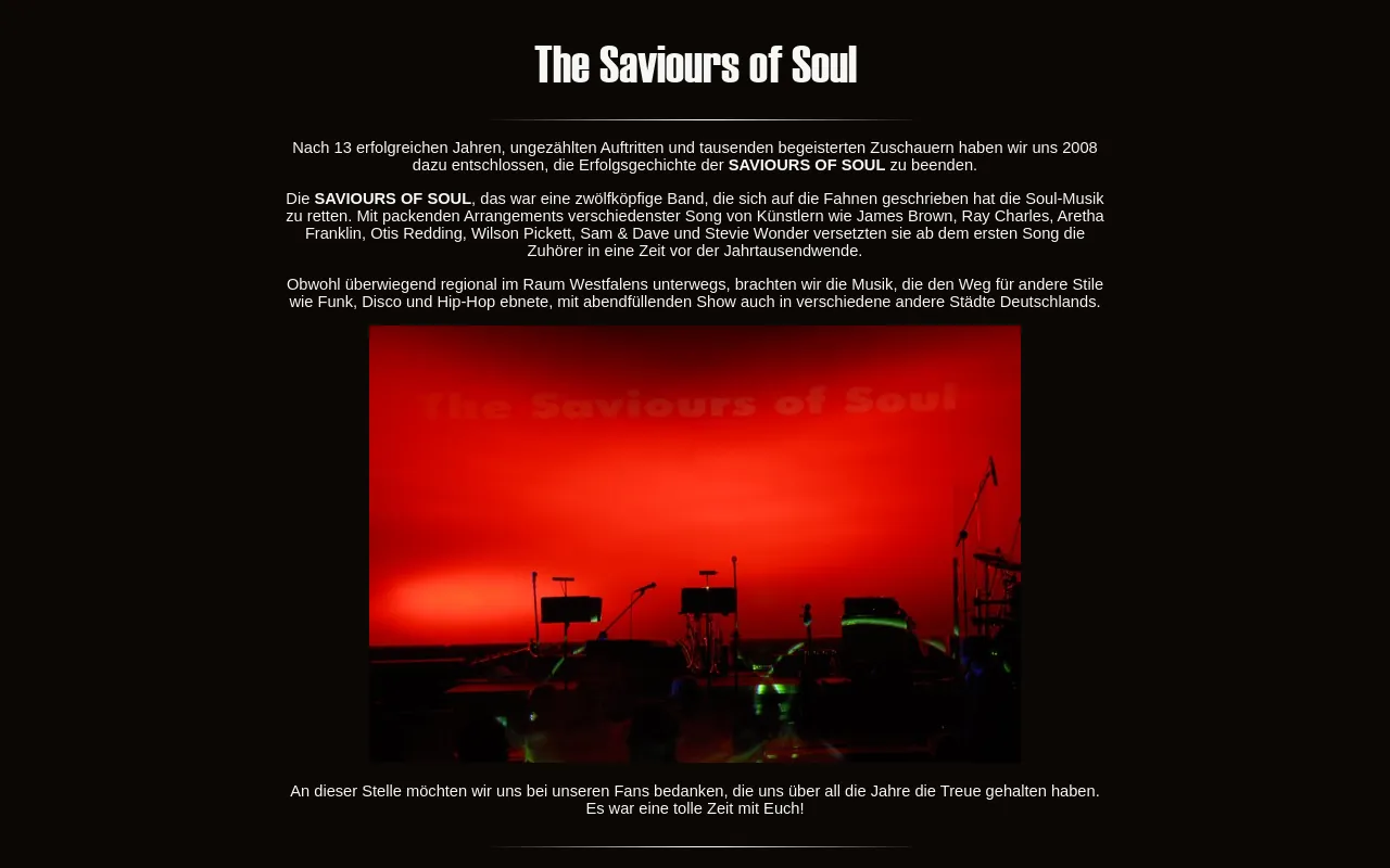 Screenshot of saviours.de