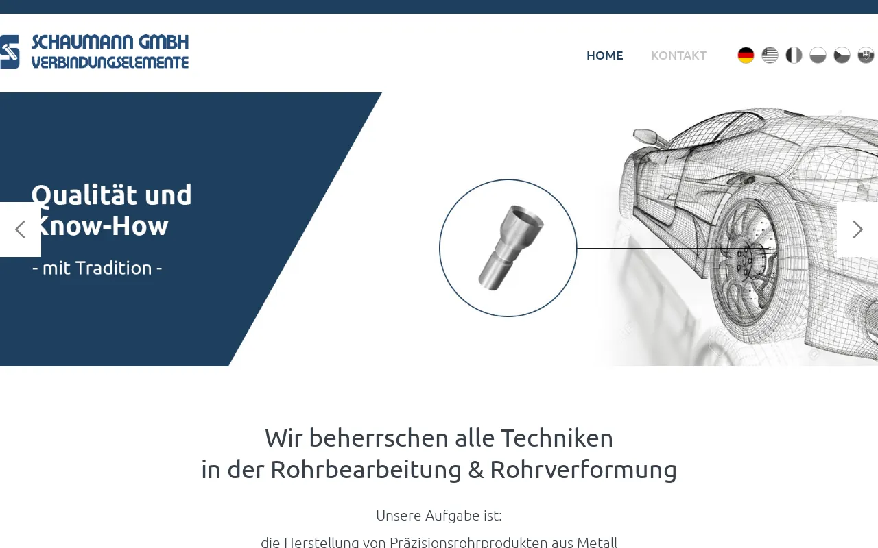 Screenshot of schaumanngmbh.de