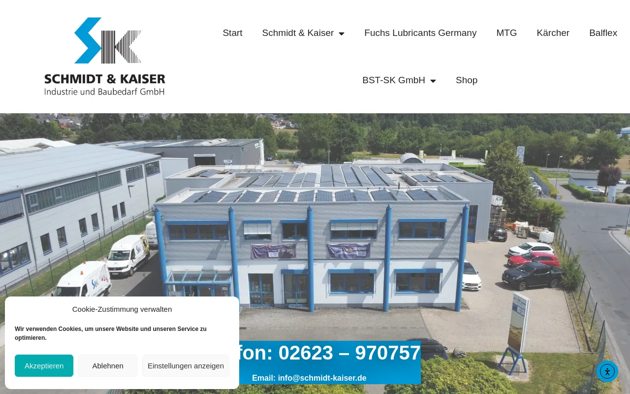 Screenshot of schmidt-kaiser.de