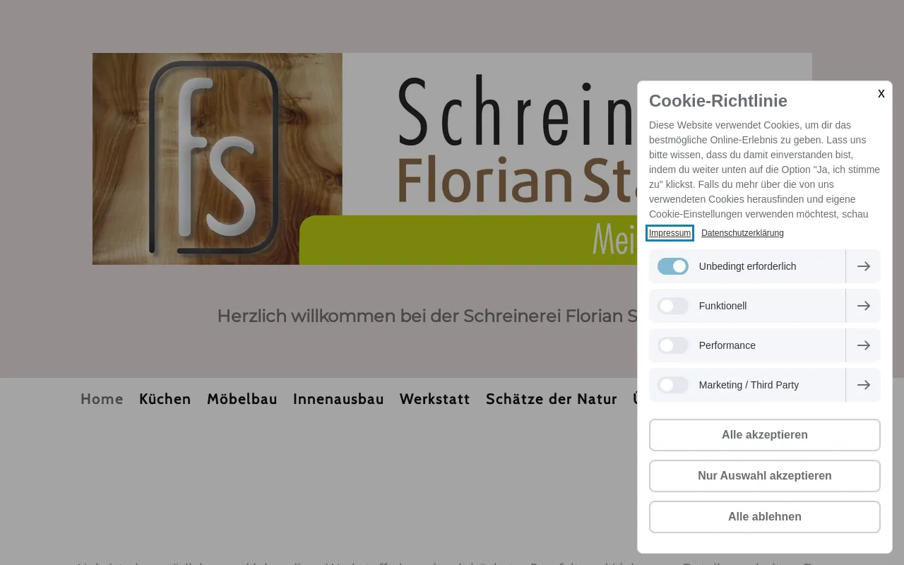 Screenshot of schreinerei-fs.de