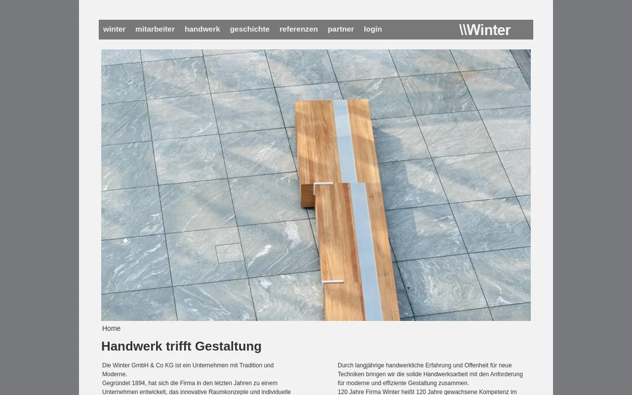 Screenshot of schreinerei-winter.de