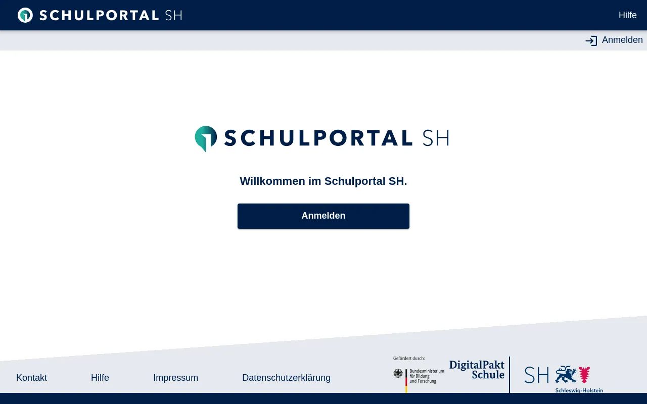 Screenshot of schule-sh.de