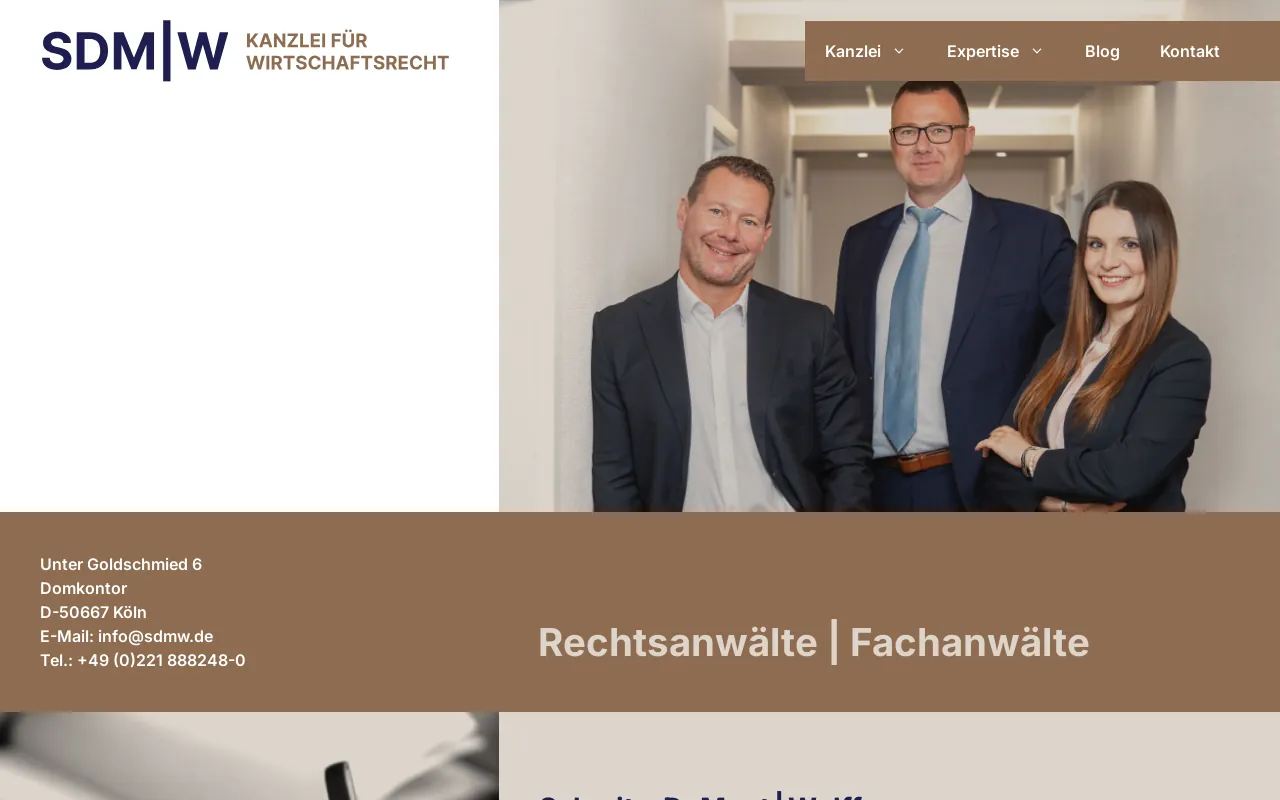 Screenshot of sdmw.de