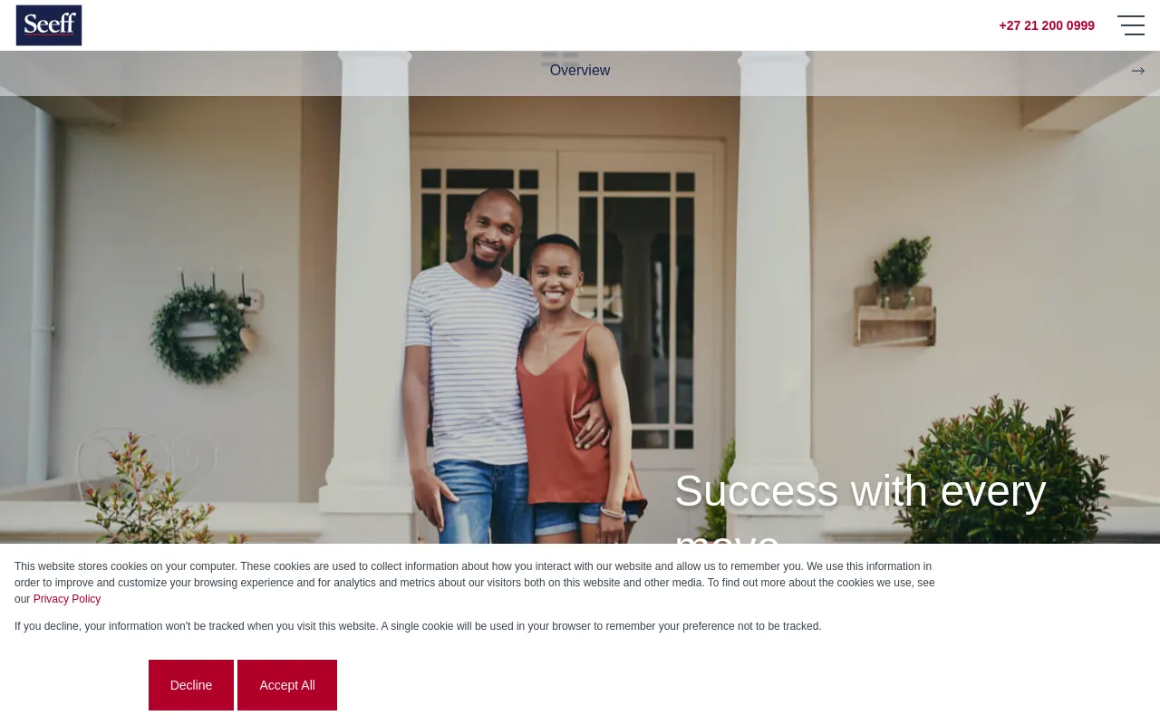 Screenshot of seeff.com