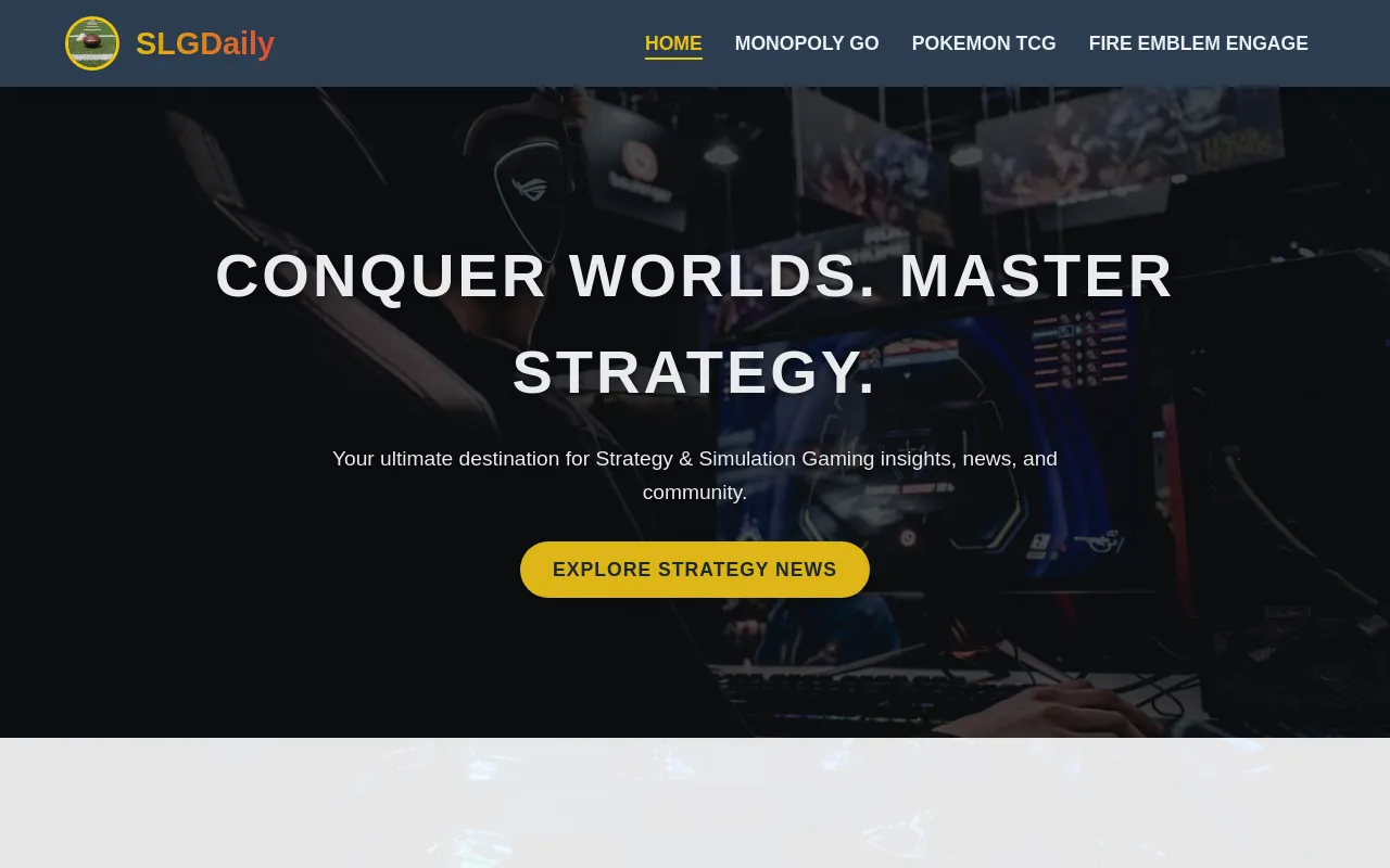 Screenshot of slgdaily.xyz