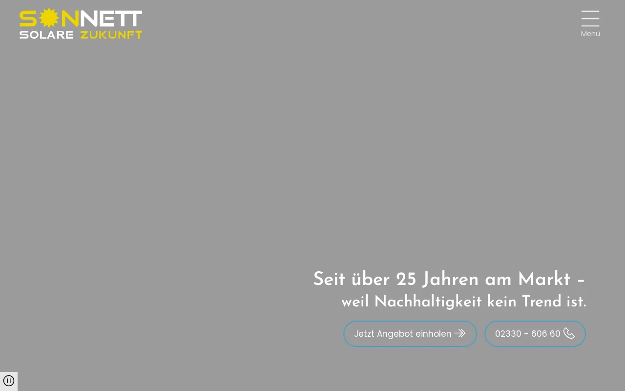 Screenshot of sonnett.de