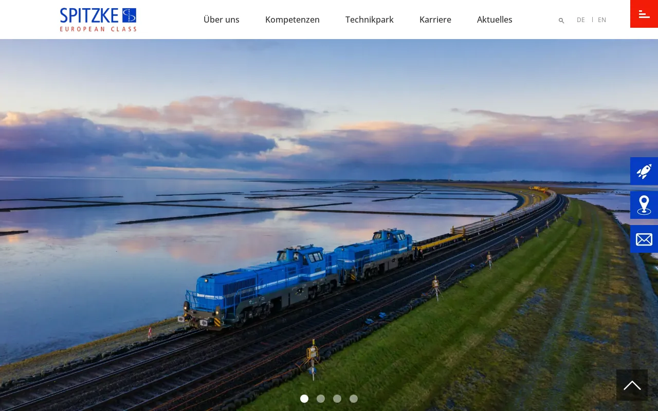 Screenshot of spitzke.com