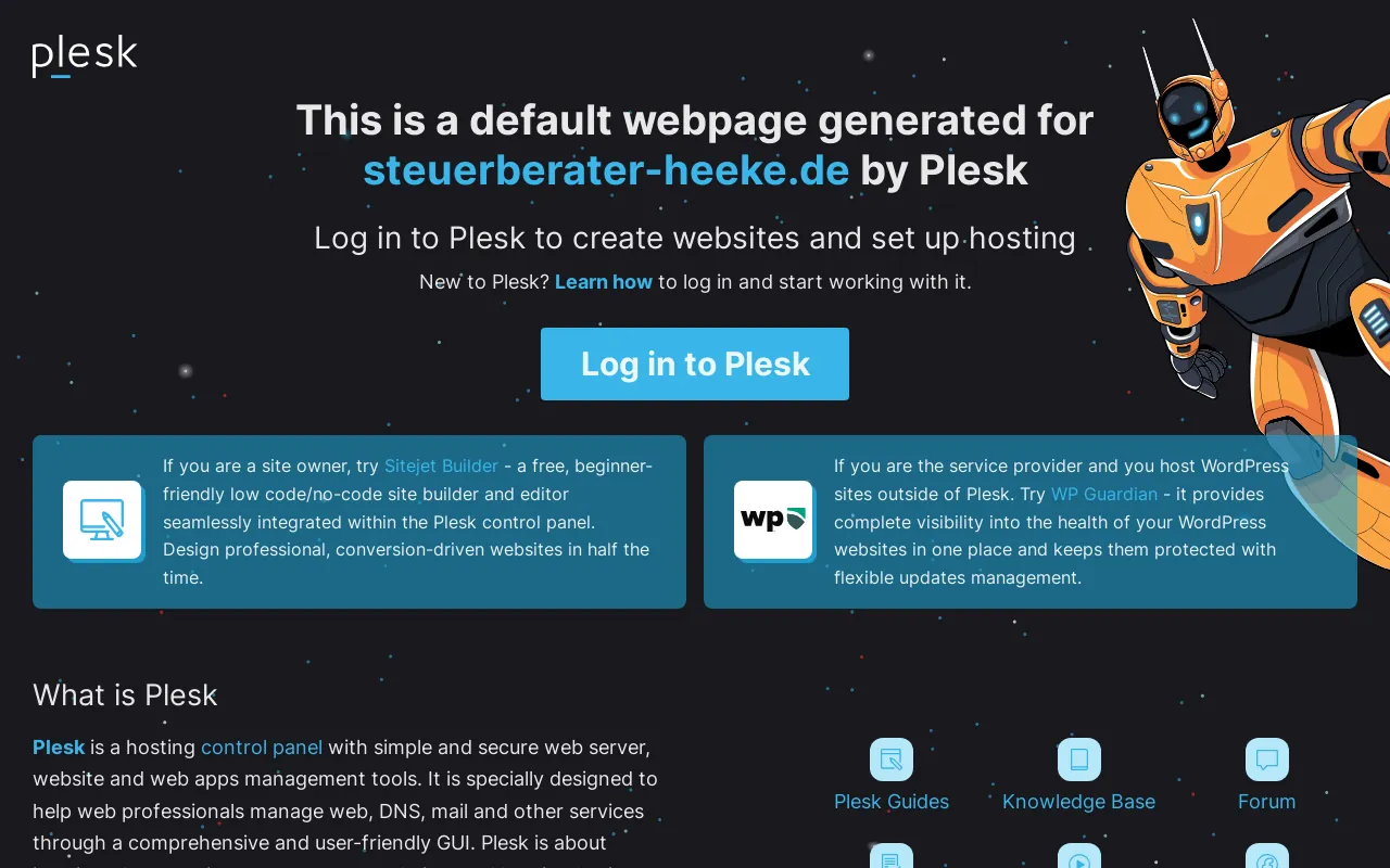 Screenshot of steuerberater-heeke.de