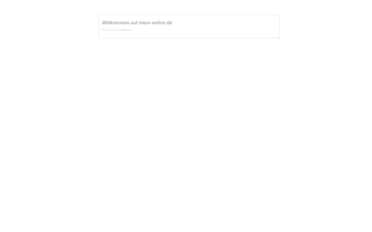 Screenshot of steur-online.de