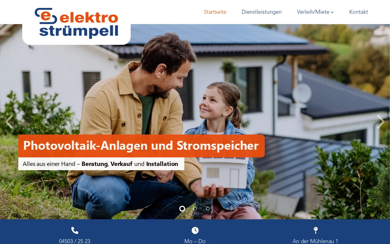 Screenshot of struempell.de
