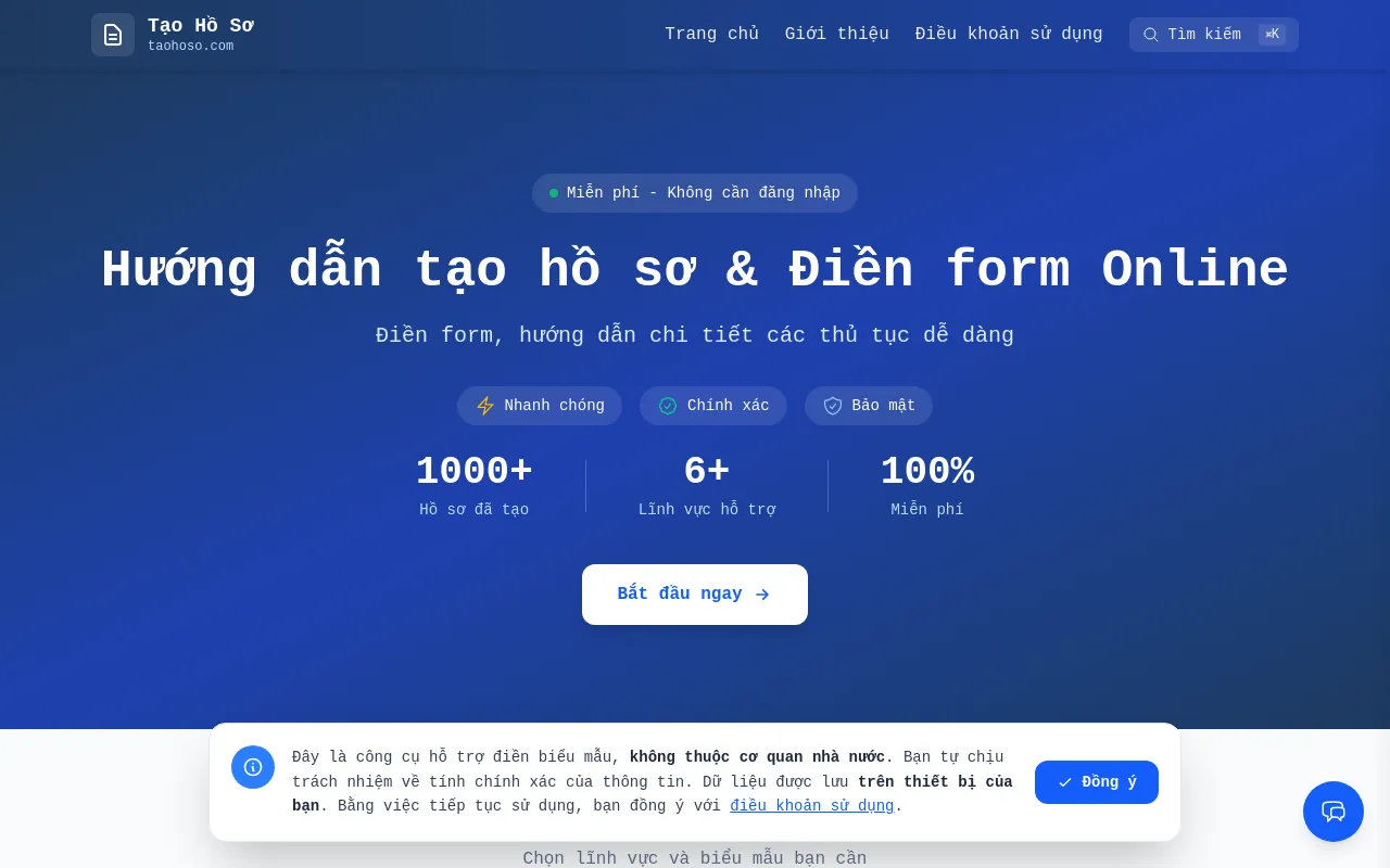 Screenshot of taohoso.com