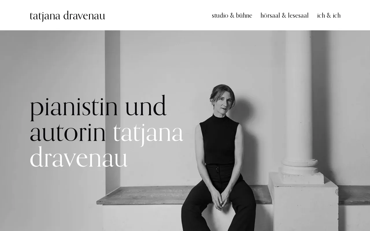 Screenshot of tatjanadravenau.de