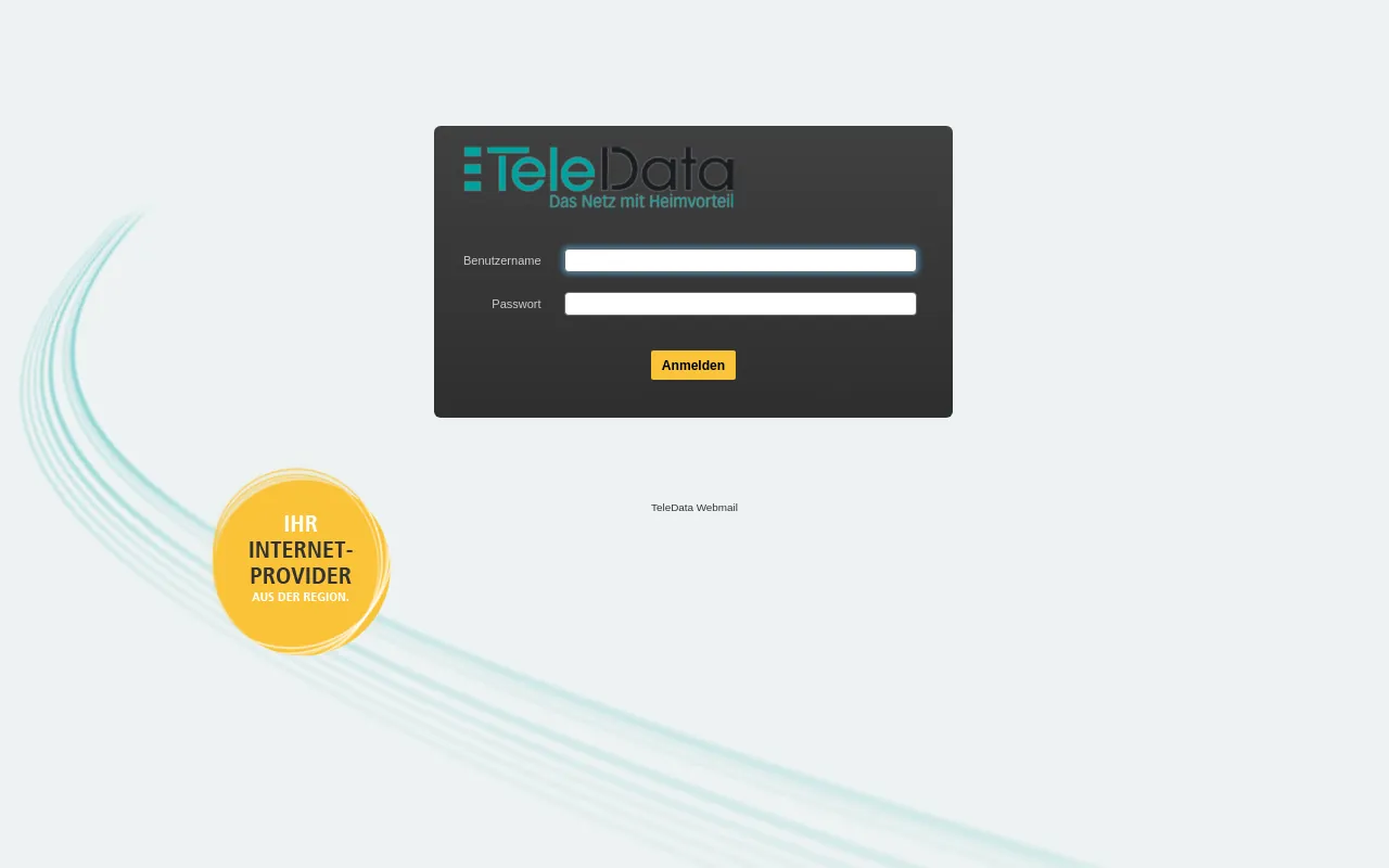 Screenshot of tdmail.de
