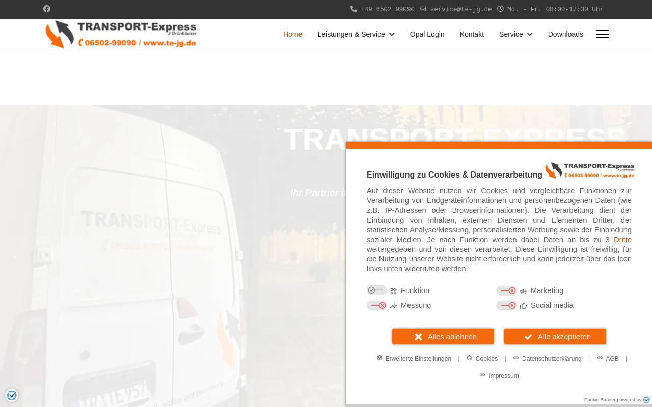 Screenshot of te-jg.de