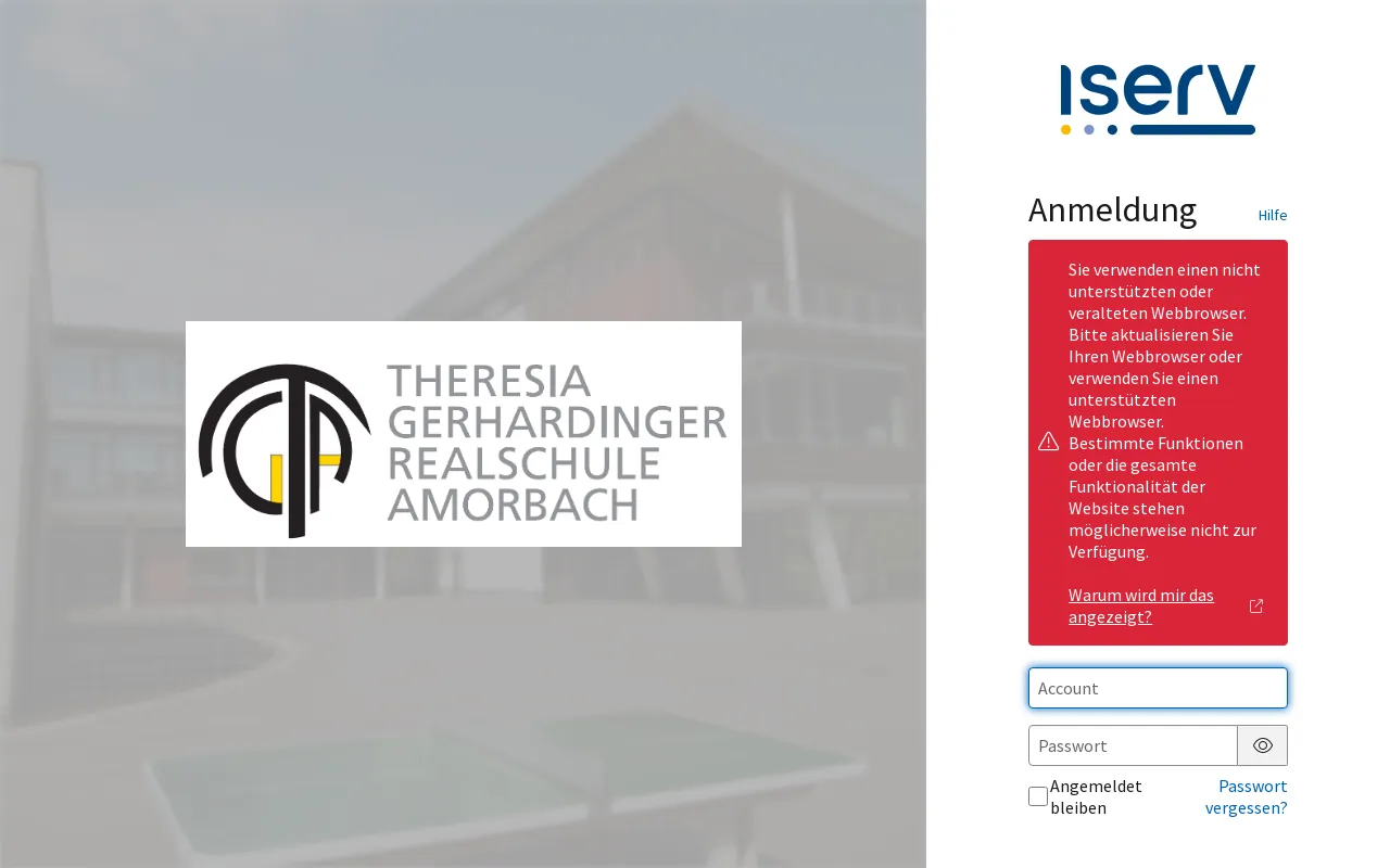 Screenshot of tgrs-intranet.de