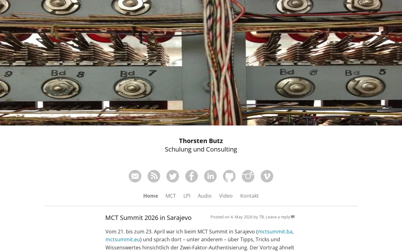 Screenshot of thorsten-butz.de