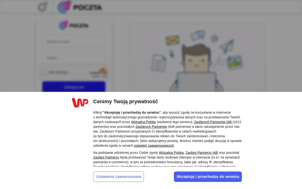 Screenshot of tlen.pl