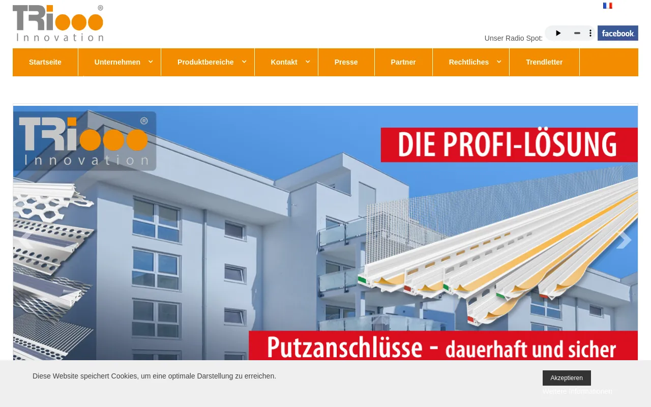 Screenshot of triooo.eu