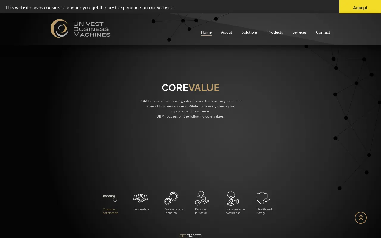 Screenshot of ubm.ae